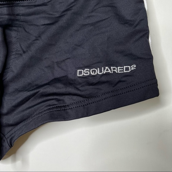Dsquared2 swim trunks black silver - Picture 3 of 5